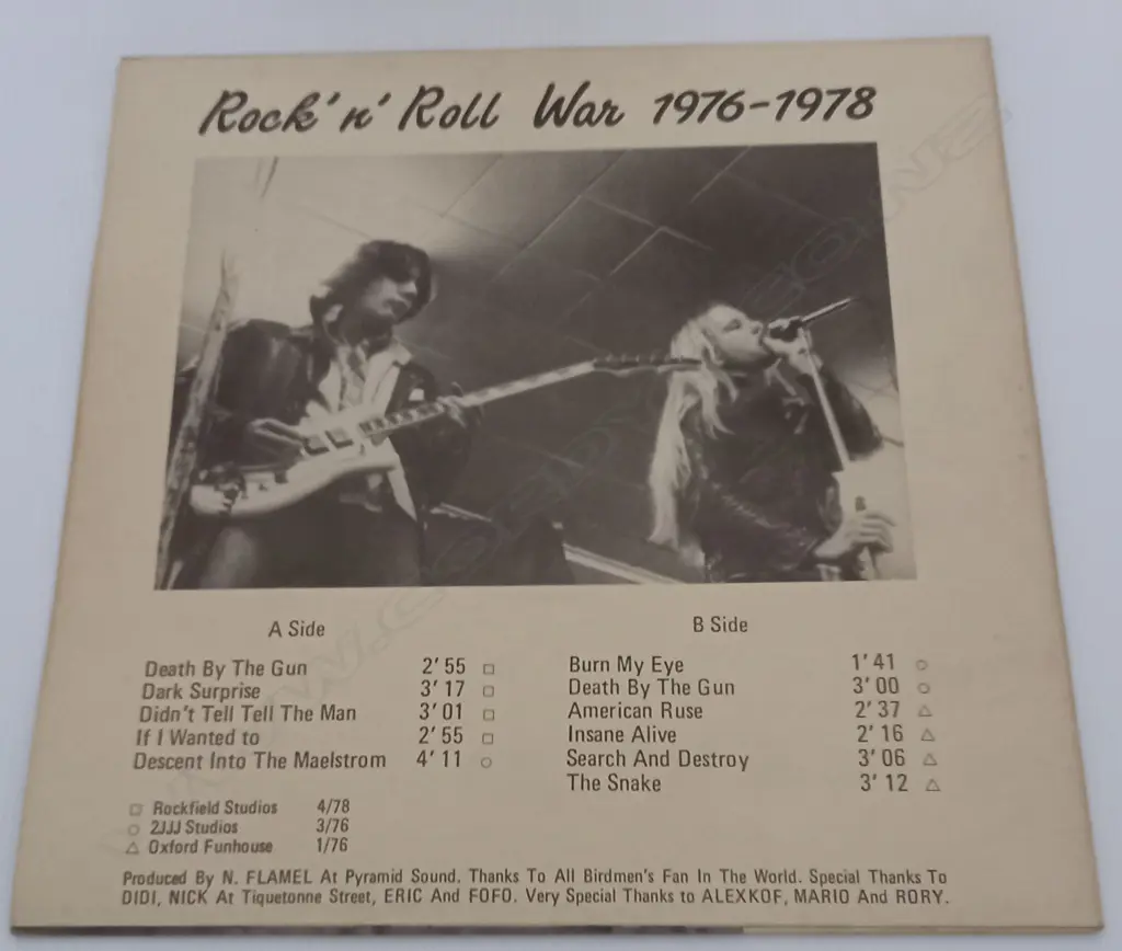 Radio Birdman, Rock 'n' Roll War Image 1++